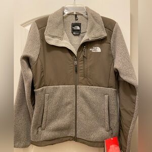 The North Face Denali Two-Tone Gray and Brown Jacket